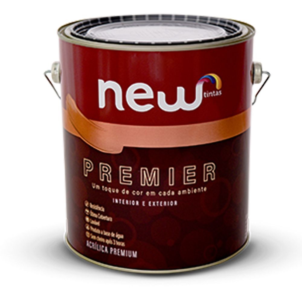 Tinta Acrílica Fosca Premium Premier 3,6 litros Branca