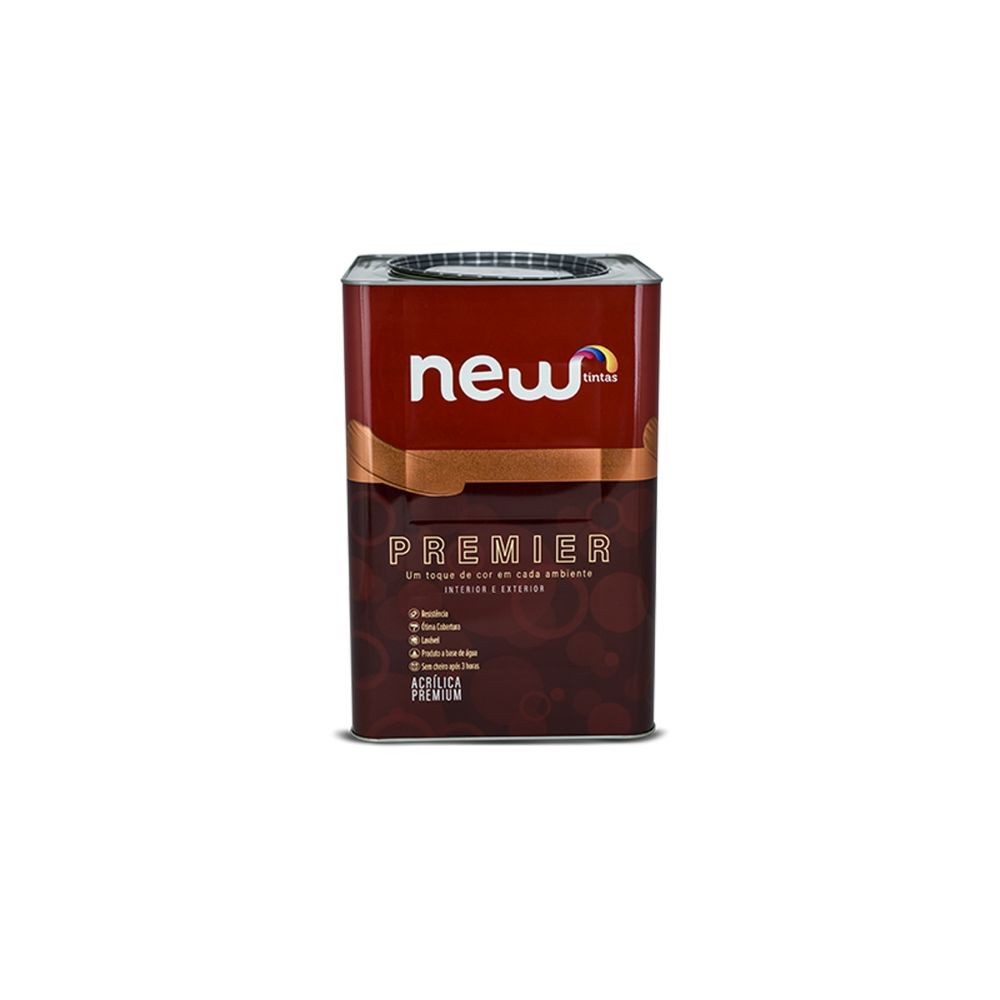 Tinta Acrílica Fosca Premier Premium 18 litros Branca
